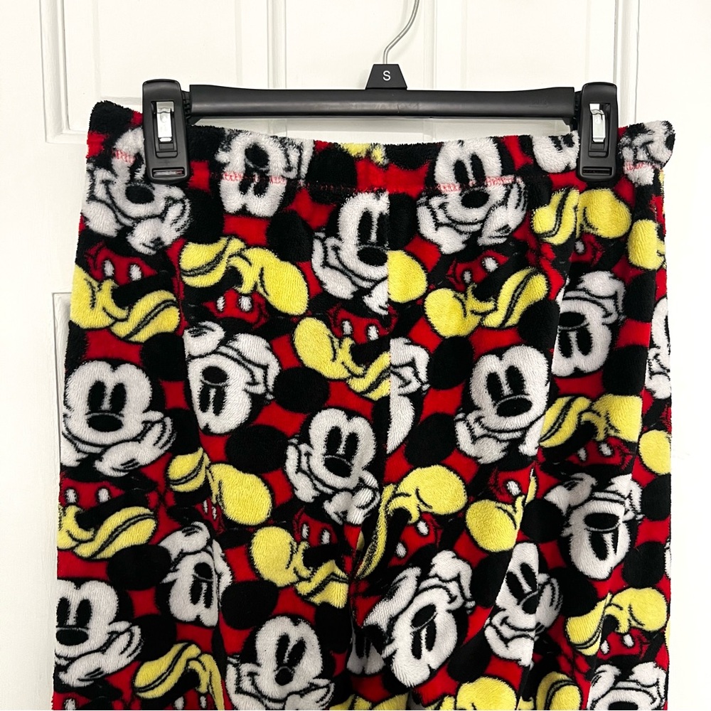 DISNEY plush pajama pants mickey mouse character soft thick fleece lounge pant - Picture 8 of 8